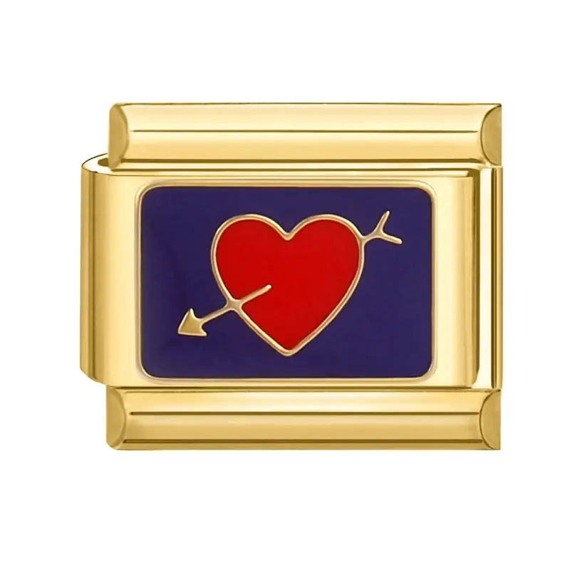 Gold Passionate Love Charm - İtalyan Charm Bileklik