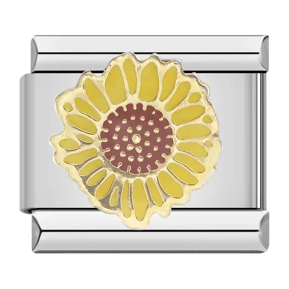 Sunflower - İtalyan Charm Bileklik