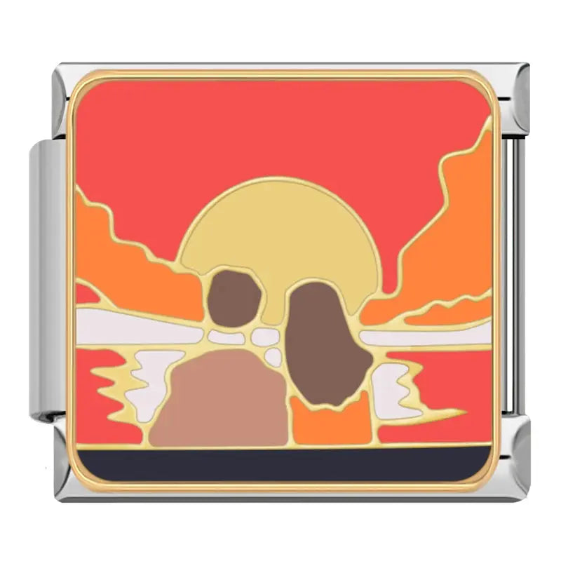 Sunset Romance Charm - İtalyan Charm Bileklik