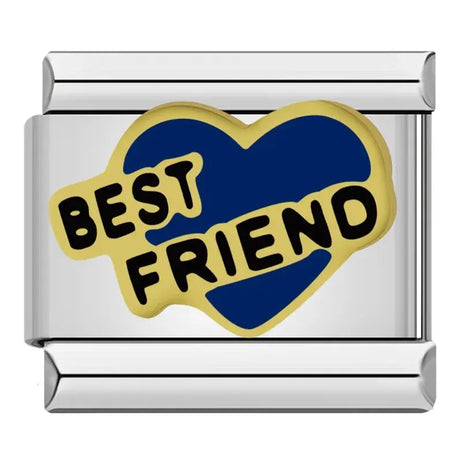 Best Friend Heart Charm - İtalyan Charm Bileklik