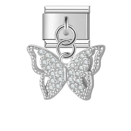 Butterfly5 Charm - İtalyan Charm Bileklik