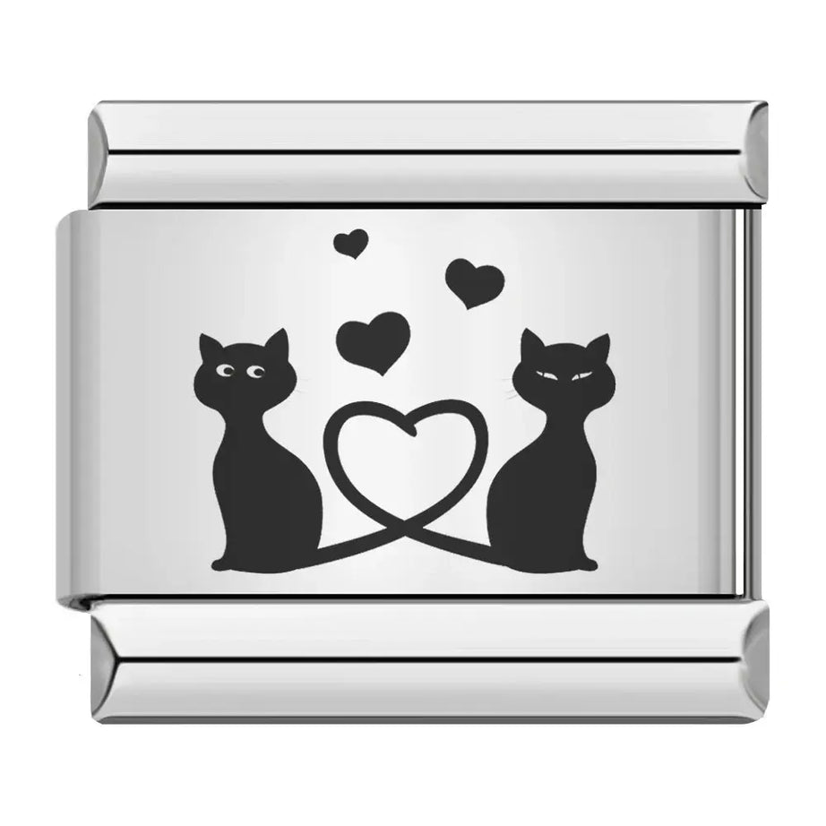 Cat Love Charm - İtalyan Charm Bileklik