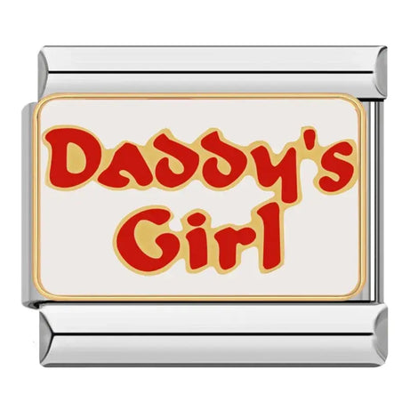 Daddy's Princess Charm - İtalyan Charm Bileklik