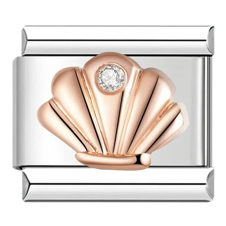 Diamond Shell Charm - İtalyan Charm Bileklik