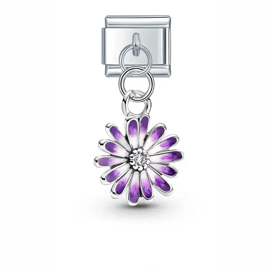 Flower2  Charm - İtalyan Charm Bileklik