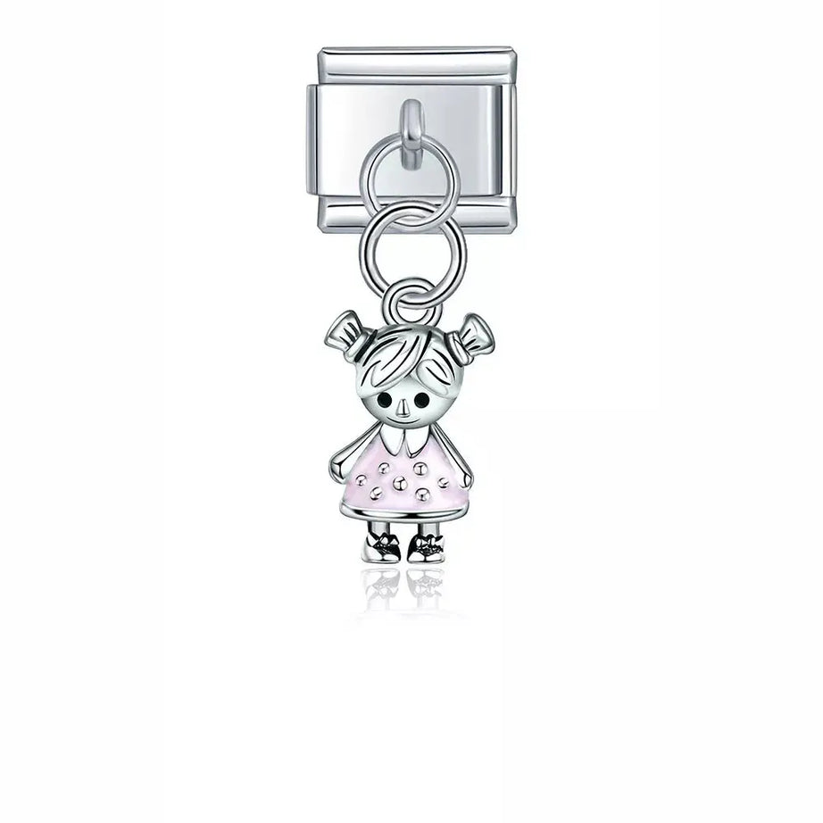 Girl2 Charm - İtalyan Charm Bileklik