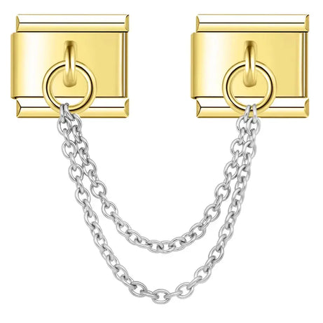 Gold Chain Charm - İtalyan Charm Bileklik