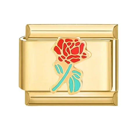 Gold Rose Chram - İtalyan Charm Bileklik