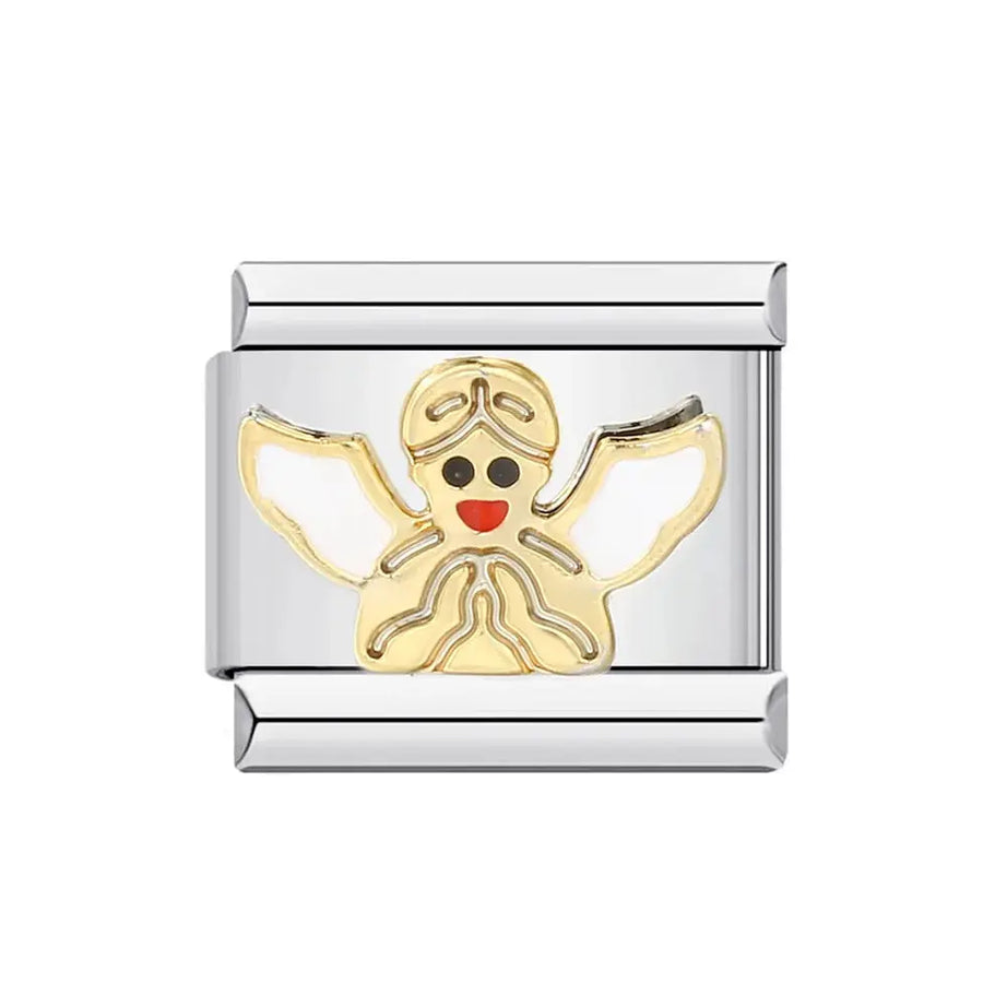 Golden Angel Charm - İtalyan Charm Bileklik