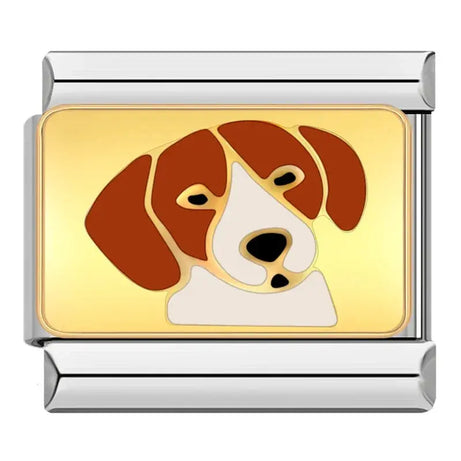 Happy Beagle Charm - İtalyan Charm Bileklik