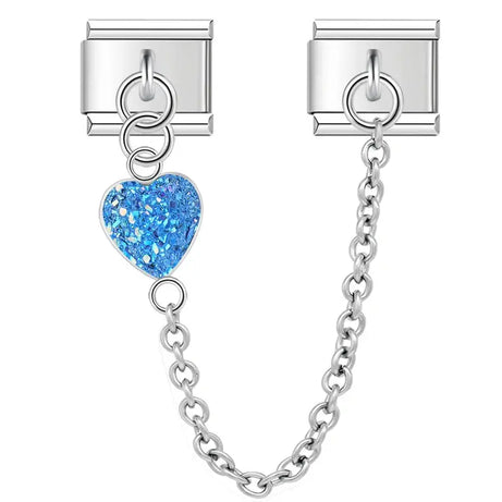 Heart Chain Charm - İtalyan Charm Bileklik