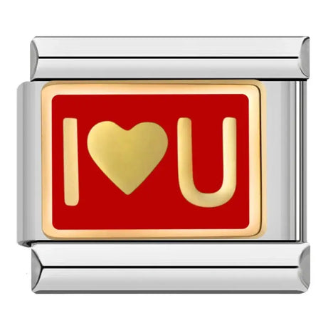 I Love You Charm - İtalyan Charm Bileklik