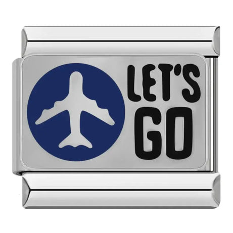 Let's Go Travel Charm - İtalyan Charm Bileklik