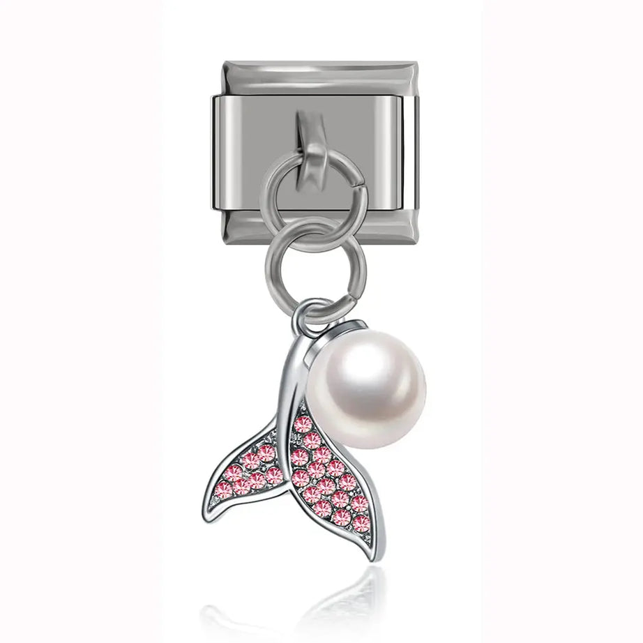 Mermaid Tail Charm - İtalyan Charm Bileklik