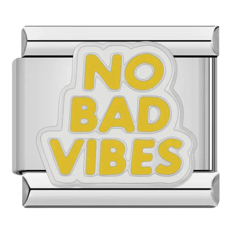 No Bad Vibes Charm - İtalyan Charm Bileklik