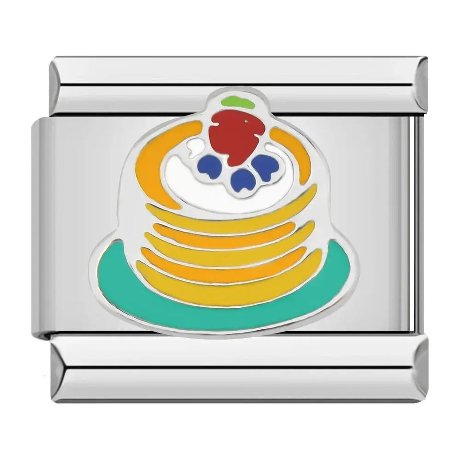 Pancake Stack Charm - İtalyan Charm Bileklik