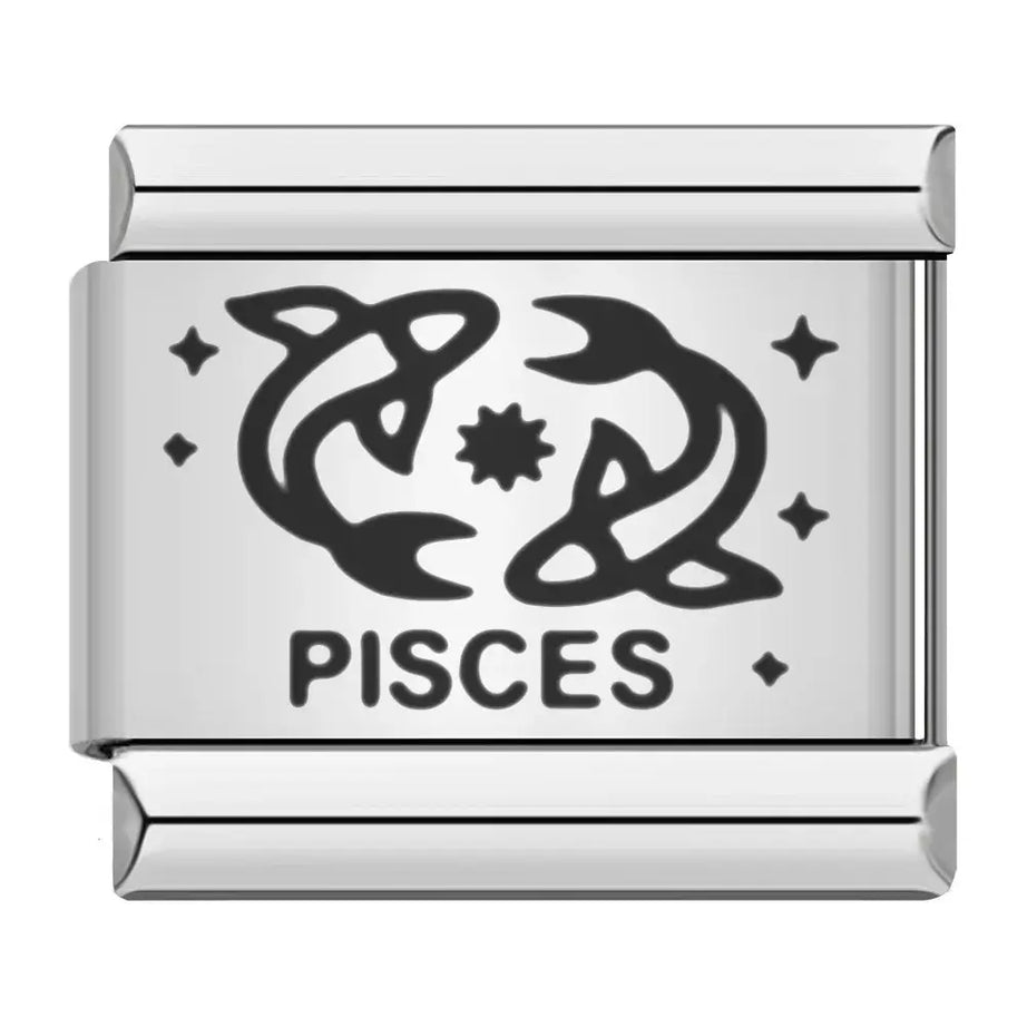 Pisces Zodiac Charm - İtalyan Charm Bileklik