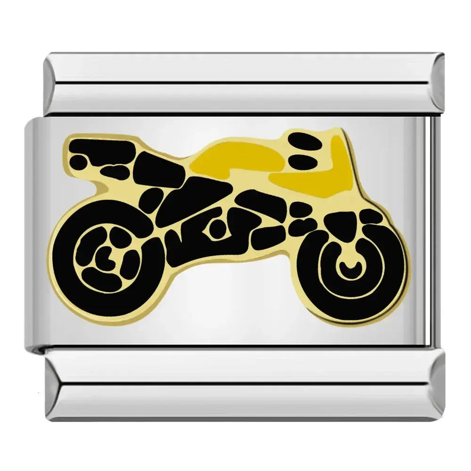 Racing Moto Charm - İtalyan Charm Bileklik