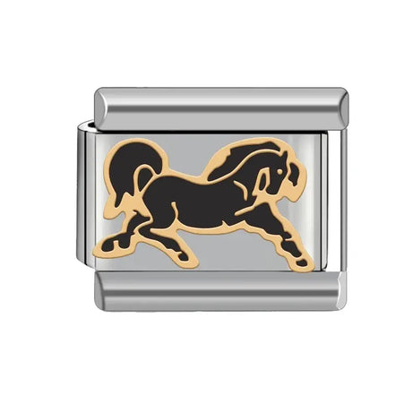 Running Horse Charm - İtalyan Charm Bileklik