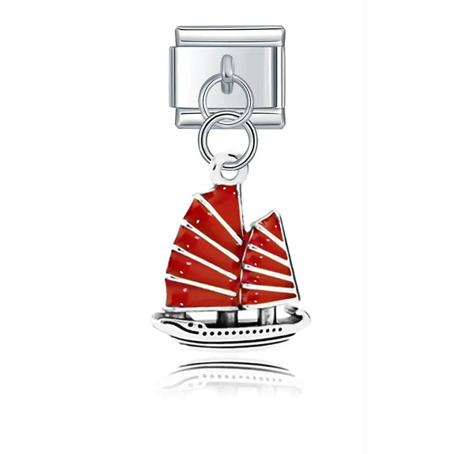 Sailing Ship1 Charm - İtalyan Charm Bileklik