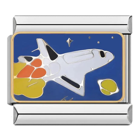 Space Shuttle Charm - İtalyan Charm Bileklik