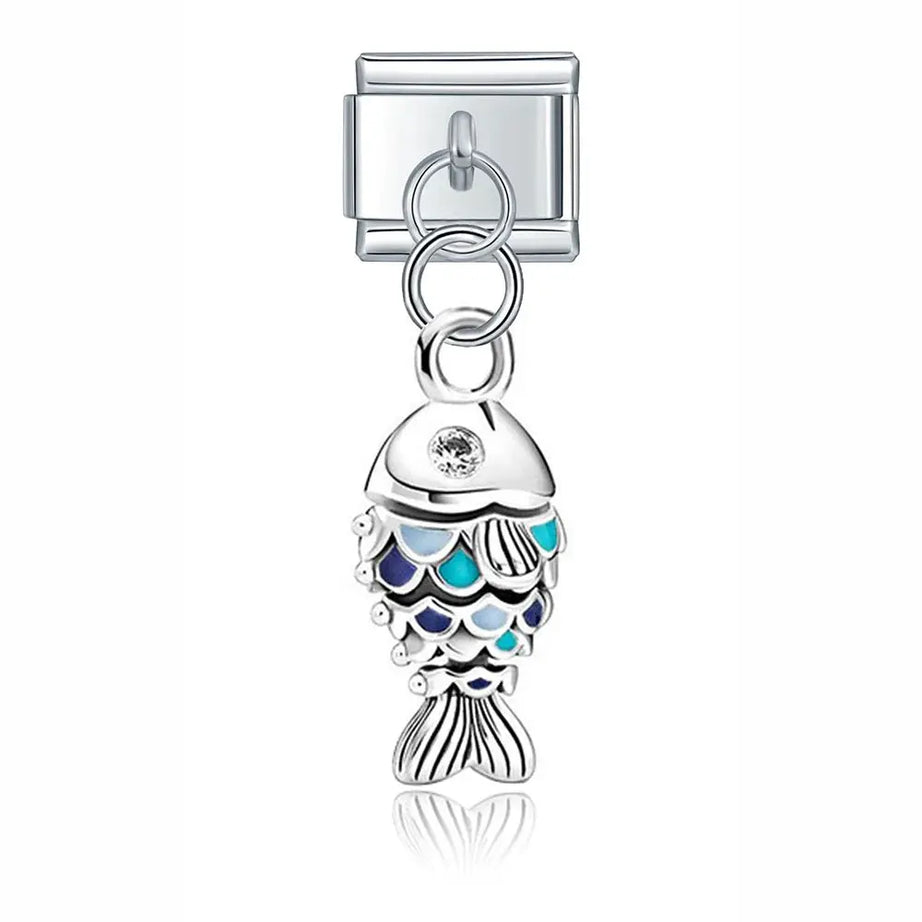 Special Fish Charm - İtalyan Charm Bileklik