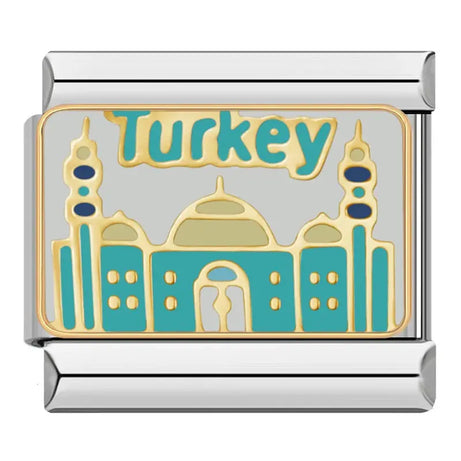 Turkey Mosque Charm - İtalyan Charm Bileklik