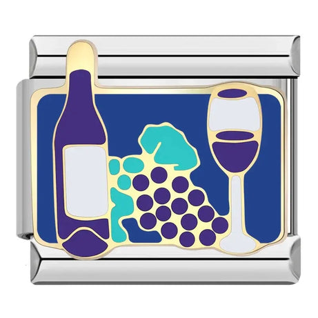 Wine Lover Charm - İtalyan Charm Bileklik