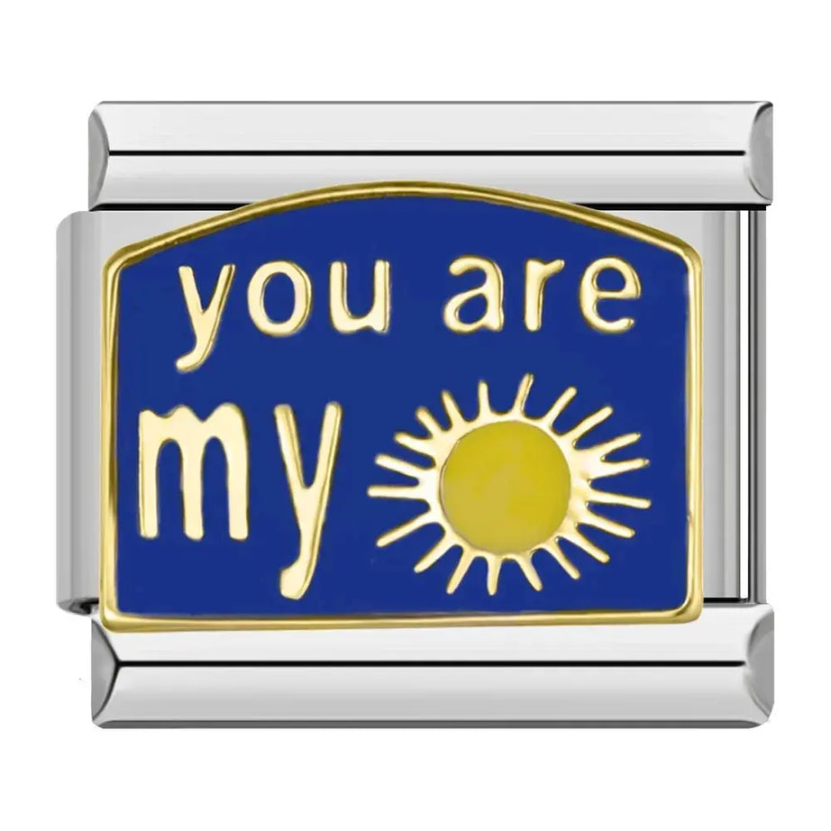 You Are My Sunshine Charm 2 - İtalyan Charm Bileklik