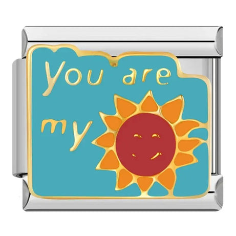 You Are My Sunshine Charm - İtalyan Charm Bileklik